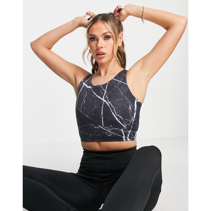Nubyen soho cropped backless top in black 114807139