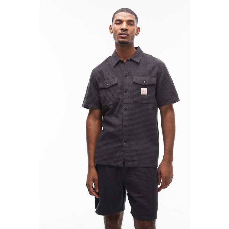Levis Workwear co-ord short sleeve shirt in black