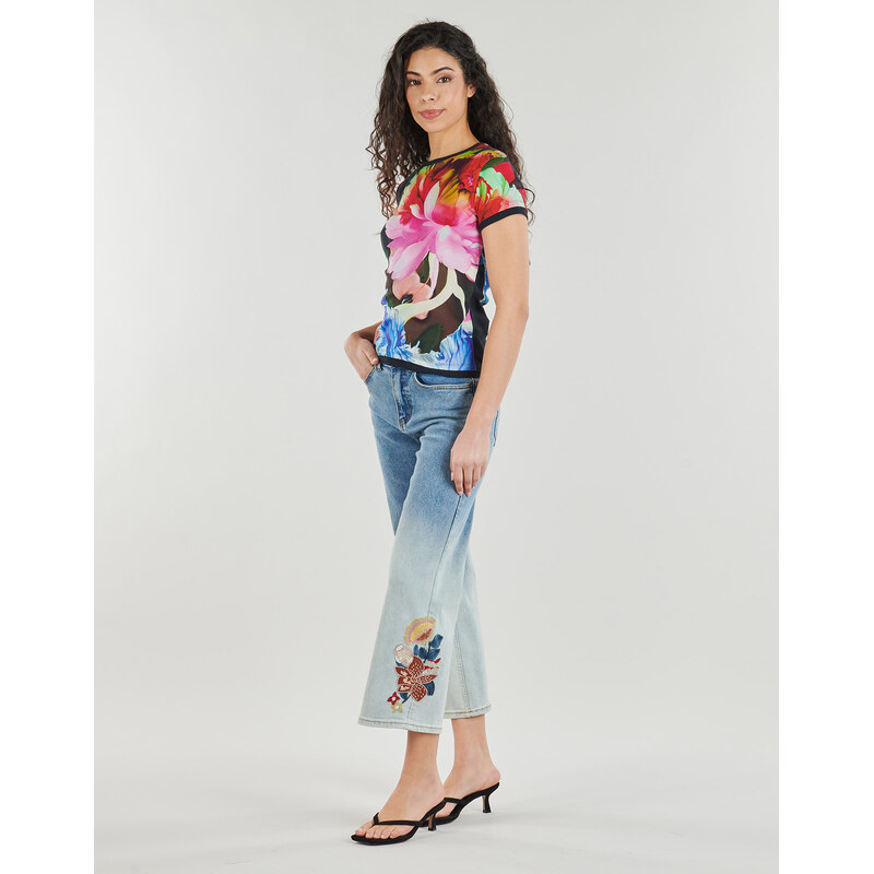 Desigual Trička s krátkým rukávem MULTIFLOWERS LACROIX
