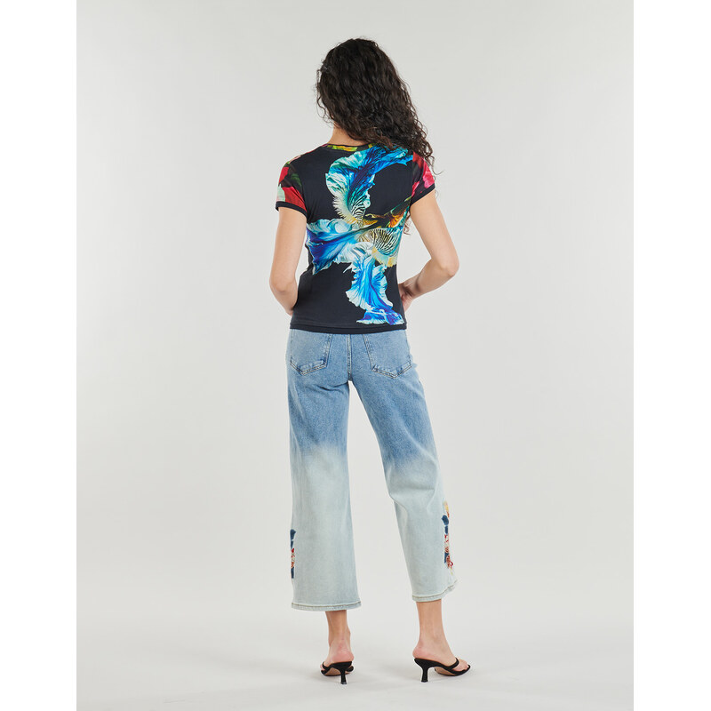 Desigual Trička s krátkým rukávem MULTIFLOWERS LACROIX