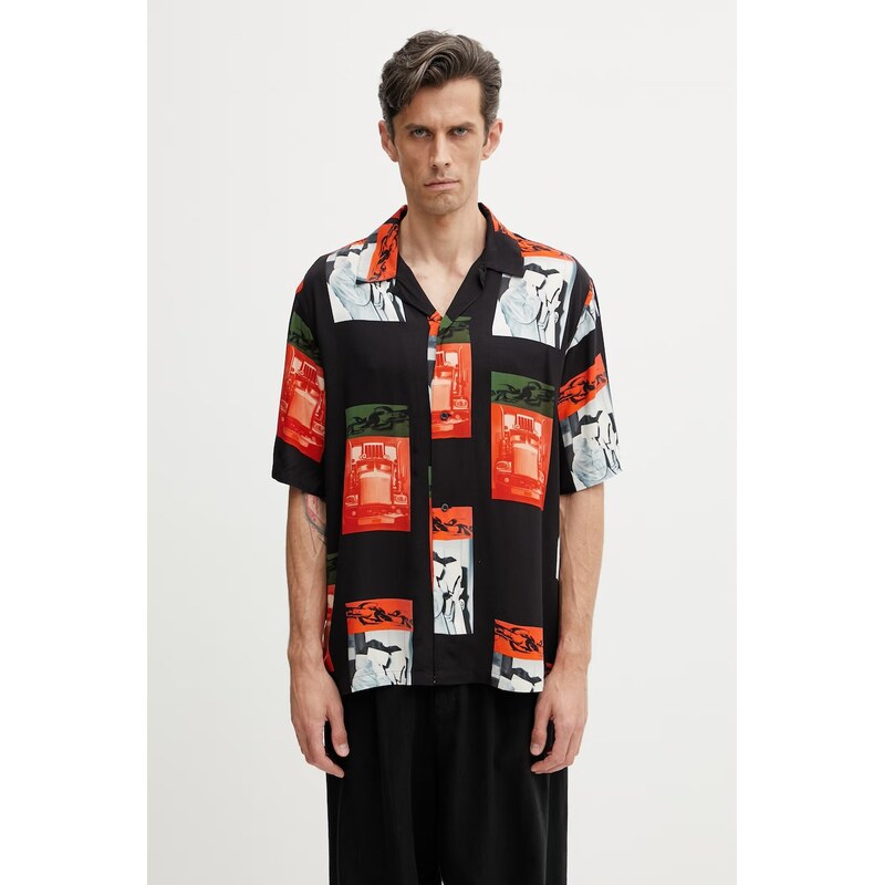 Carhartt WIP S/S Sean Hamilton Shirt košile z viskózy pánská