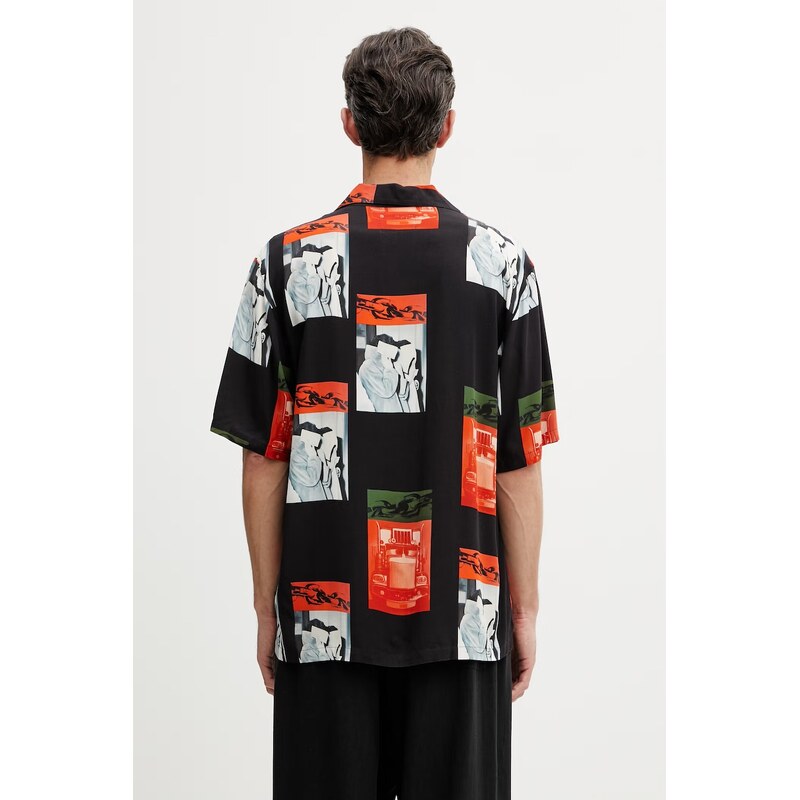 Carhartt WIP S/S Sean Hamilton Shirt košile z viskózy pánská
