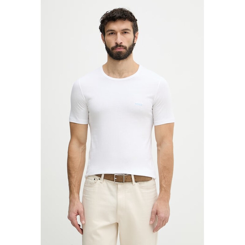 BOSS tričko pánské bavlněné TShirtRN 3P Classic 3-pack