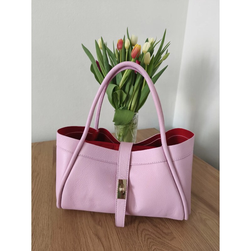 Laura Biaggi kožená Shopper kabelka TS66-6800