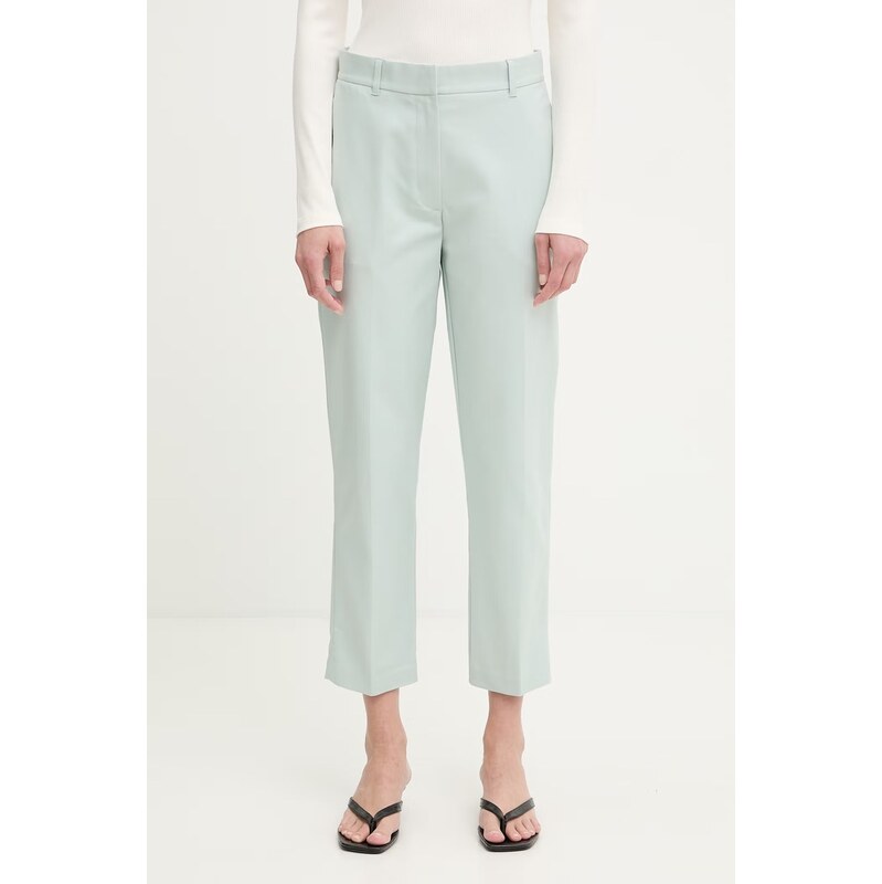 Calvin Klein chino kalhoty dámské bavlněné s elastanem
