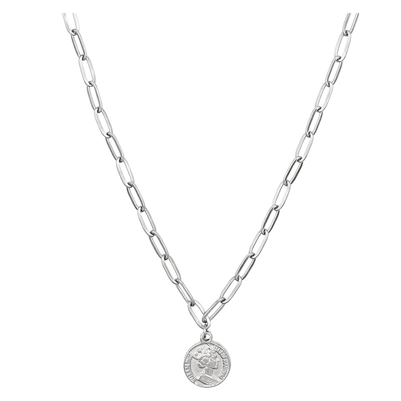 Mint15 Náhrdelník Chain & Coin Silver 114810331