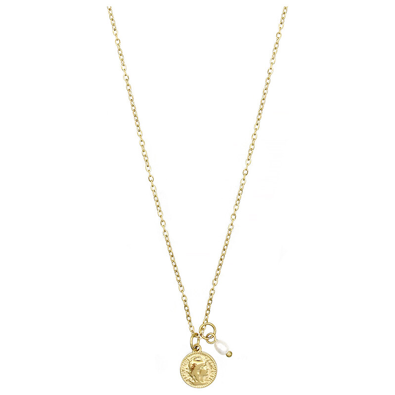 Mint15 Náhrdelník Little Coin & Pearl Gold 114810328