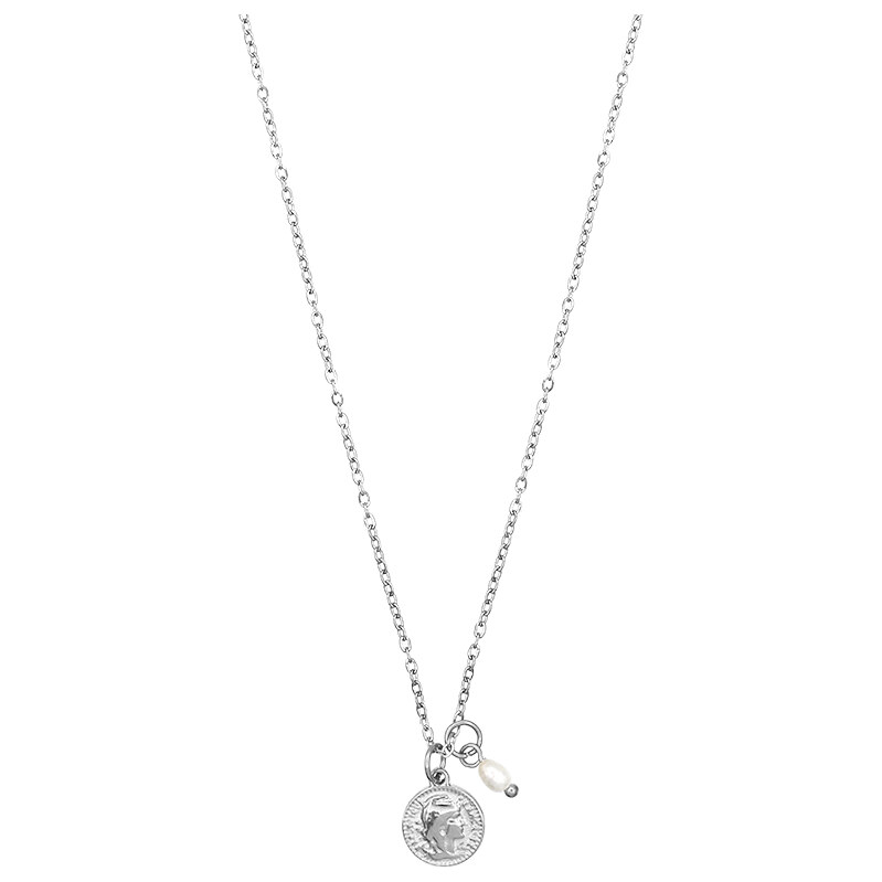 Mint15 Náhrdelník Little Coin & Pearl Silver 114810329