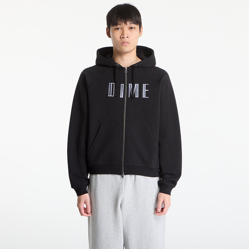 Mikina DIME Blocks Zip Hoodie UNISEX Black M