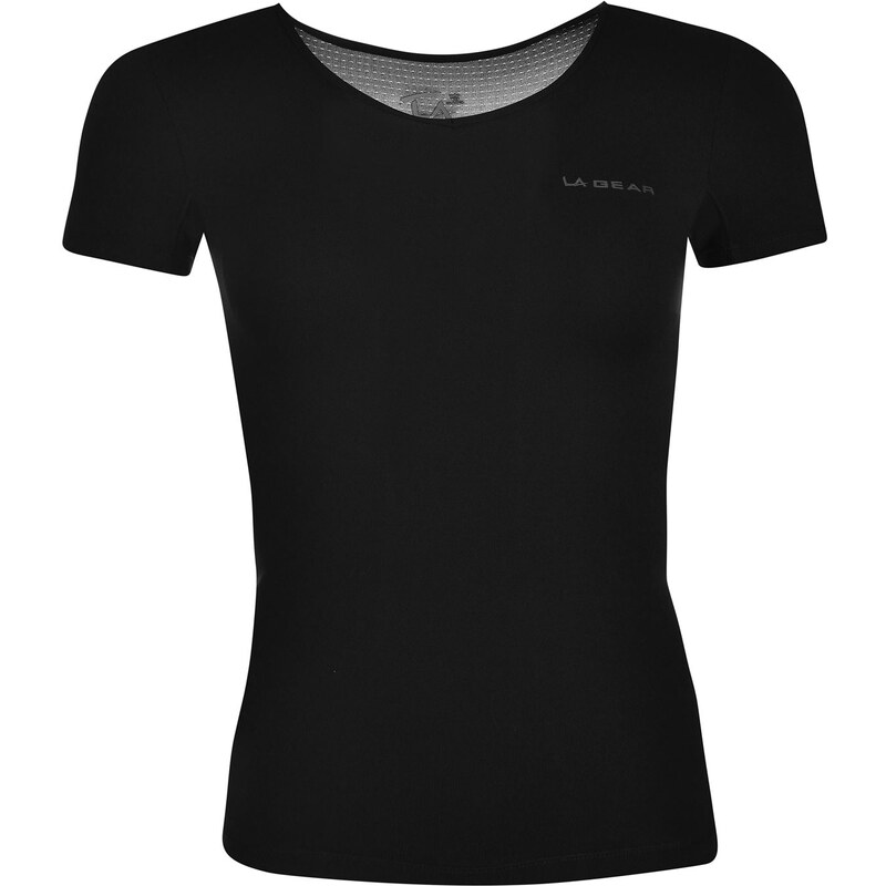 LA Gear Cap V T Shirt Girls, black