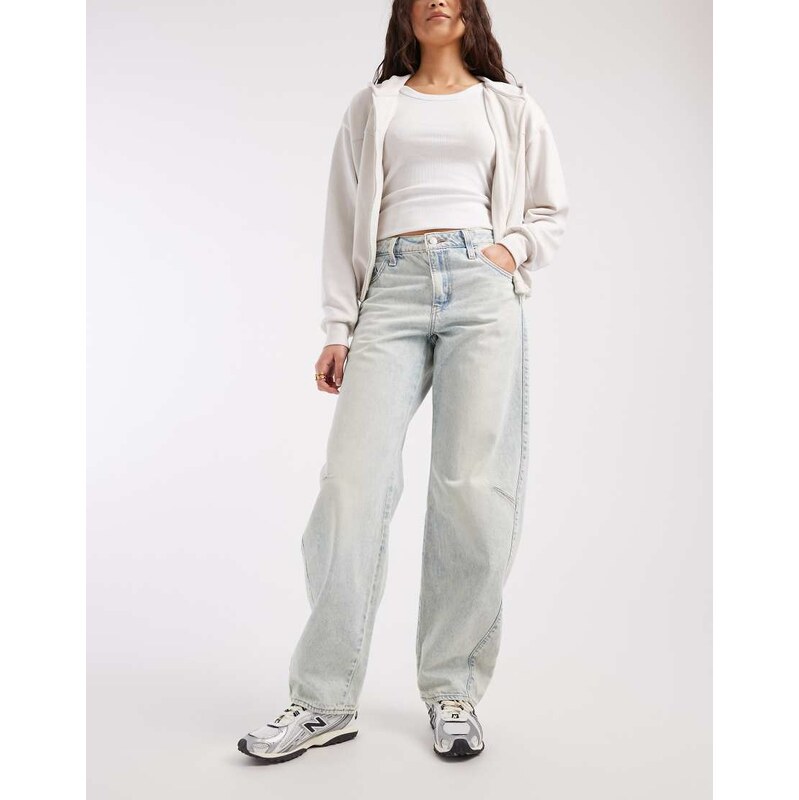 Levi's baggy dad barrel jeans in grey