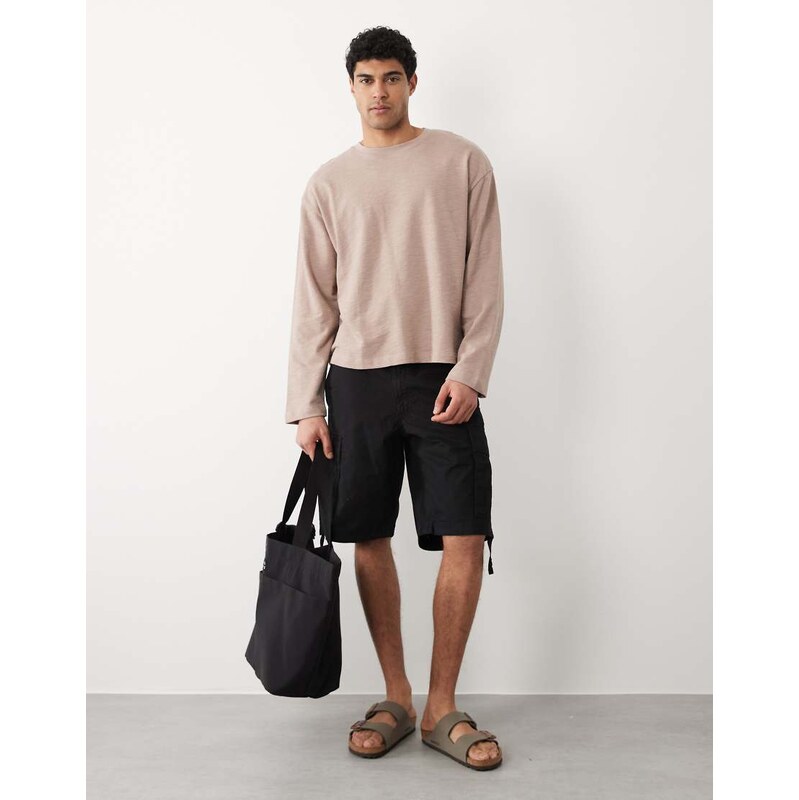 Jack & Jones cargo shorts in black