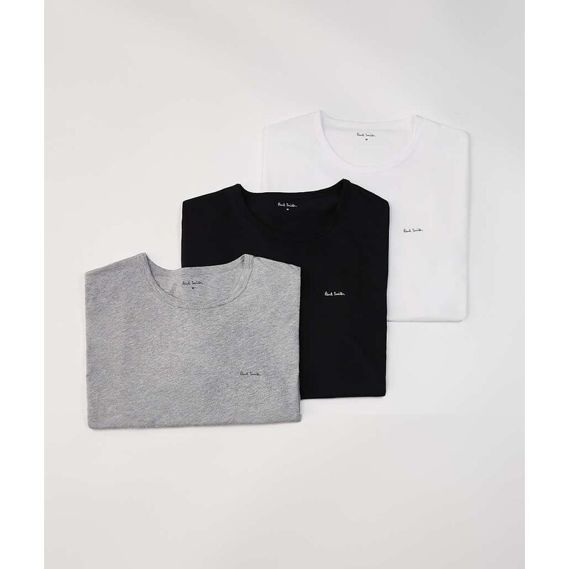 PS Paul Smith 3 pack cotton regular t-shirt in multi