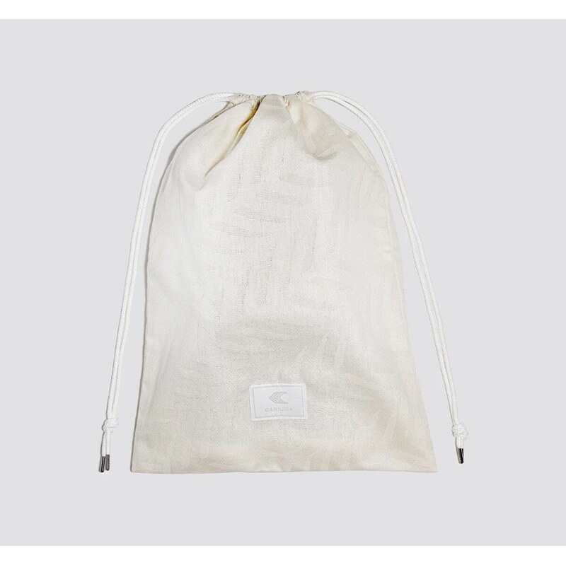 Cariuma Organic Cotton Flannel White Shoebag gear OS