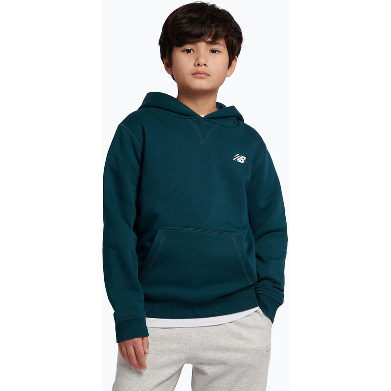Dětská mikina New Balance Brush Back Small Logo Hoodie medusa