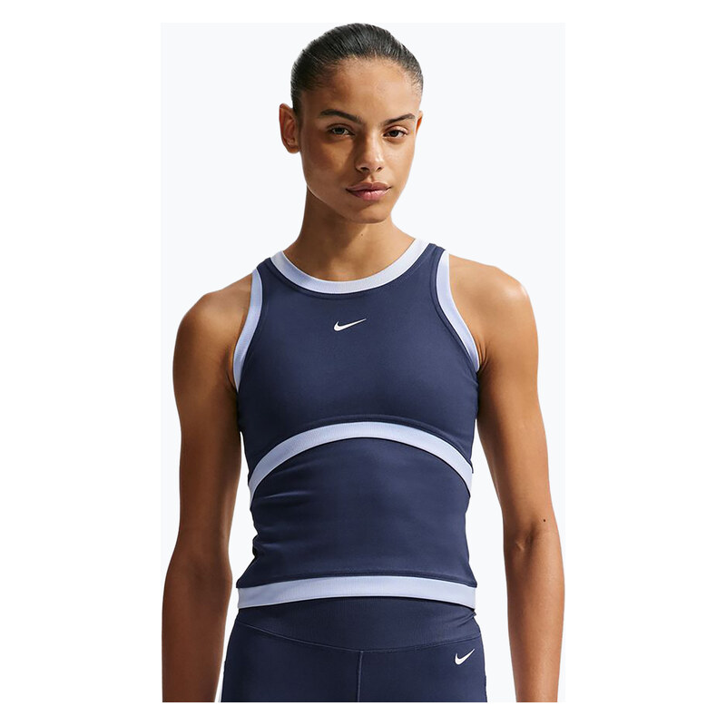 Dámské tréninkové tričko Nike One Dri-Fit midnight navy/hydrogen