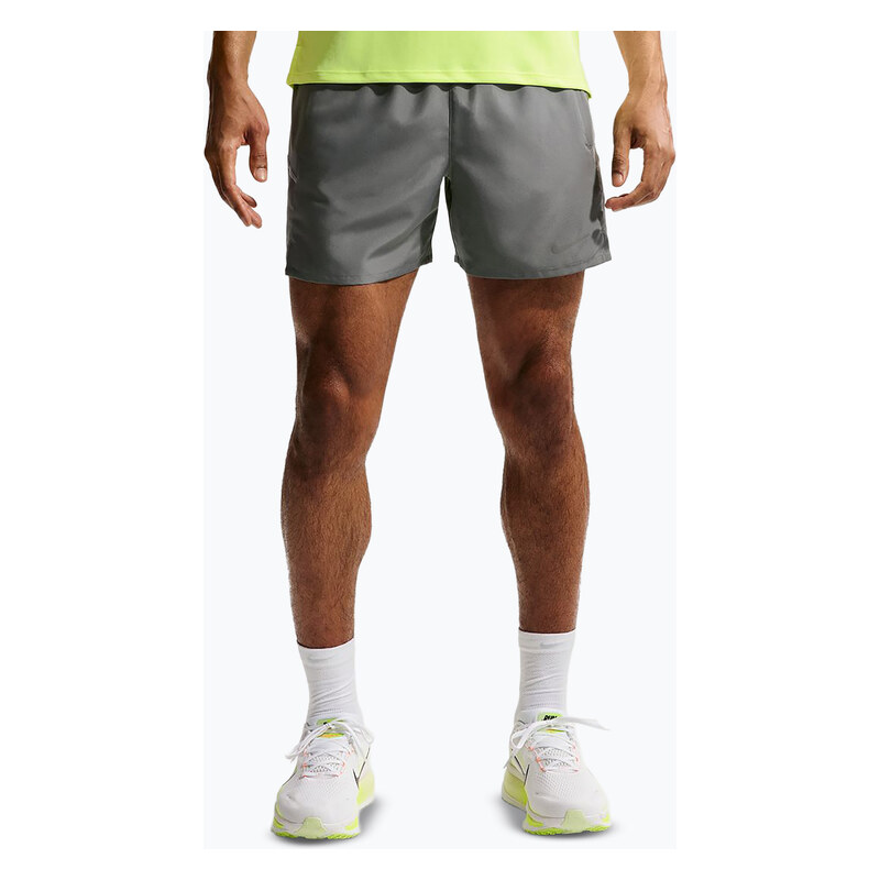 Pánské běžecké šortky Nike Miler Dri-Fit 2in1 5 smoke grey/smoke