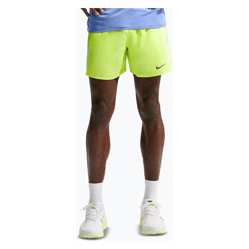 Pánské šortky Nike Miler Dri-Fit Brief Lined 5 volt ice/barely