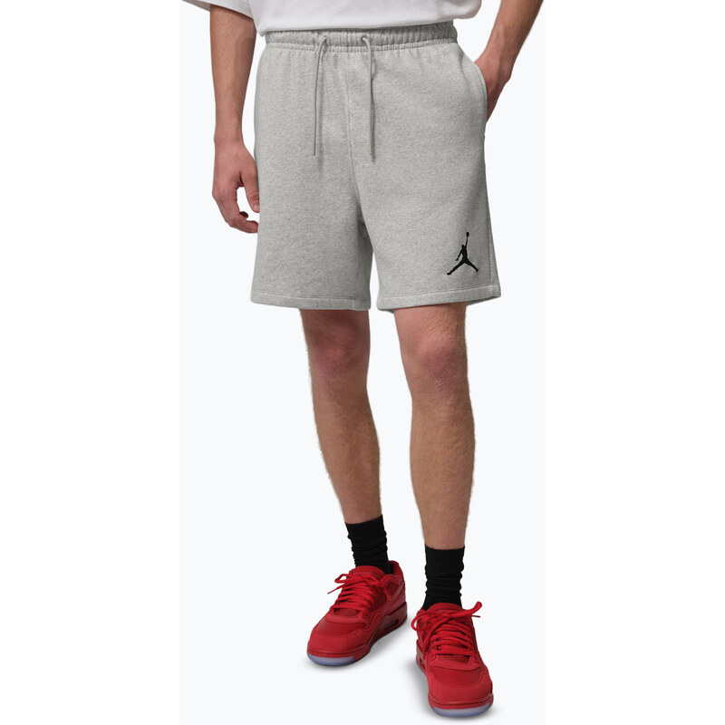 Pánské šortky Jordan Fleece grey heather/black