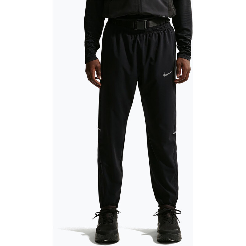 Pánské běžecké kalhoty Nike Miler Dri-Fit Woven black/black