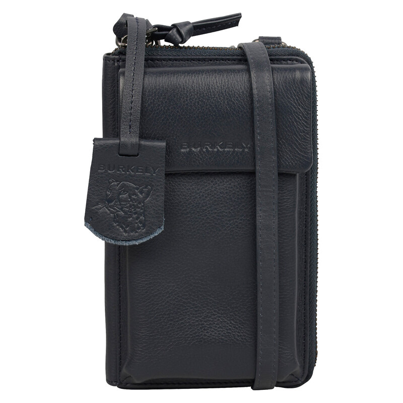 Dámská kožená crossbody kabelka s peněženkou Burkely Vida - tmavě 114824921