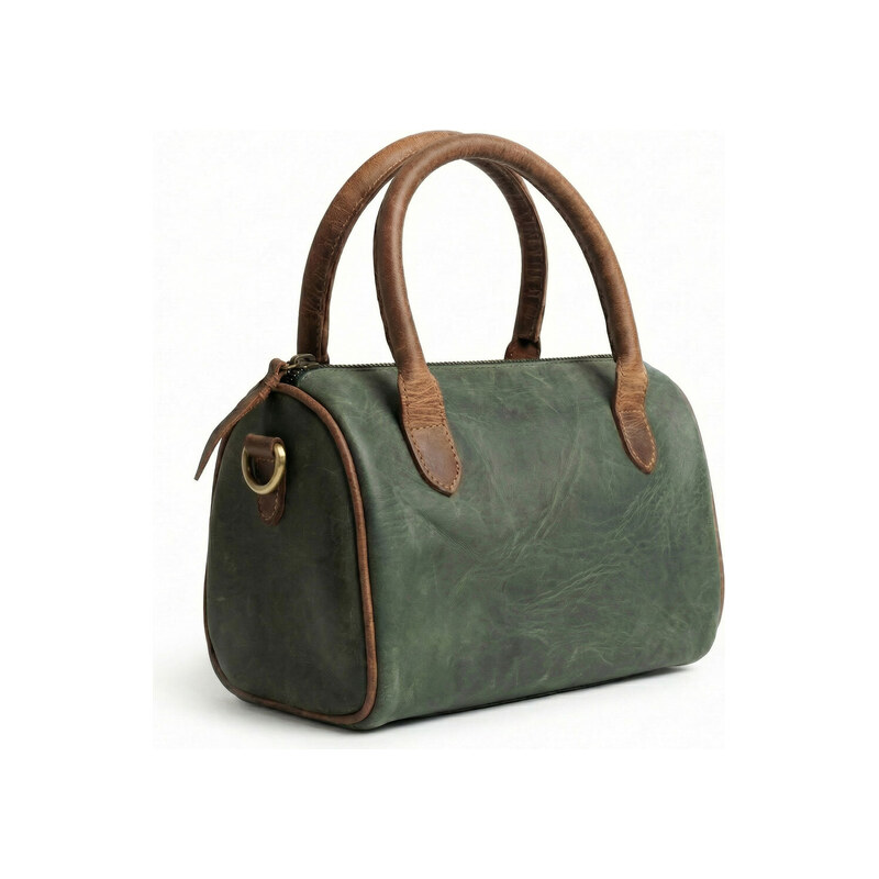 Glara leather Kabelka z prémiové bůvoli kůže - Majestic Handle