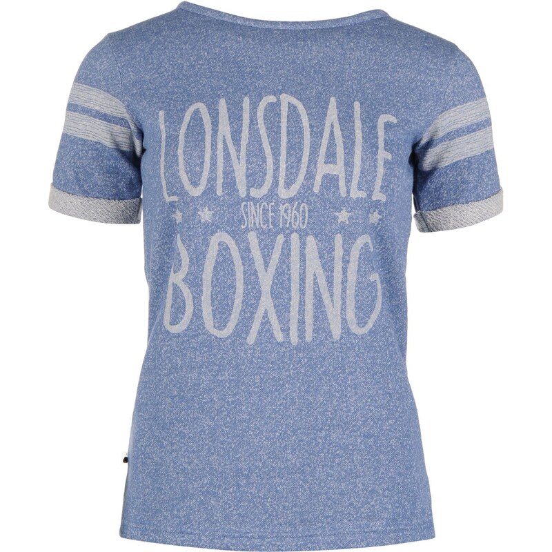 Lonsdale Box T Shirt Ladies, denim marl