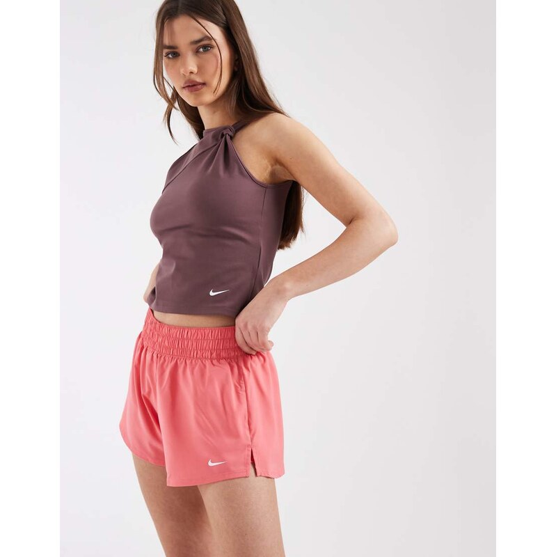 Nike Training Nike One Training Dri-FIT mid rise 3 inch 2 in 1