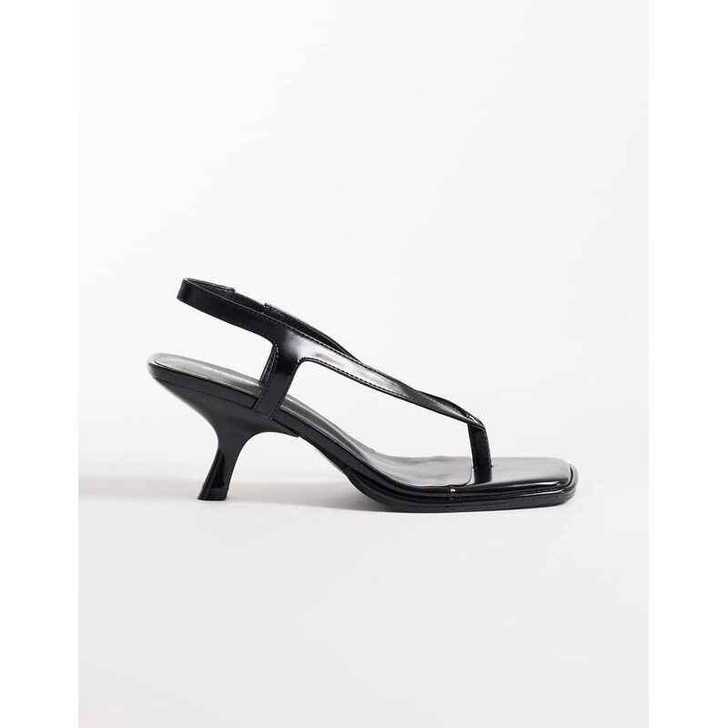 Glamorous heeled sandals in black 115518971