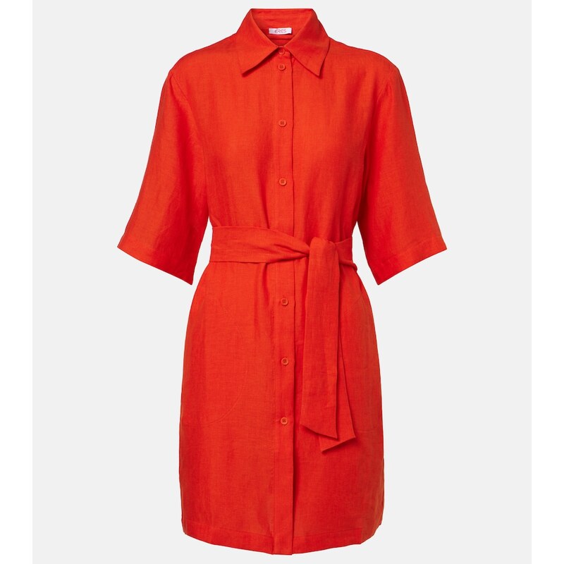 Eres SÃducteur linen shirt dress