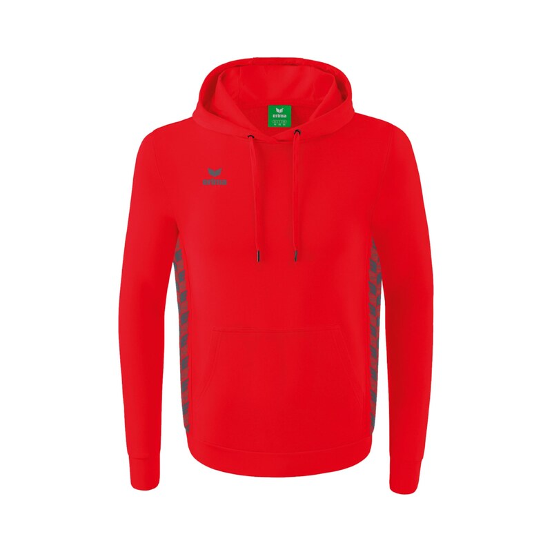 ERIMA Sportovní mikina šedá / červená