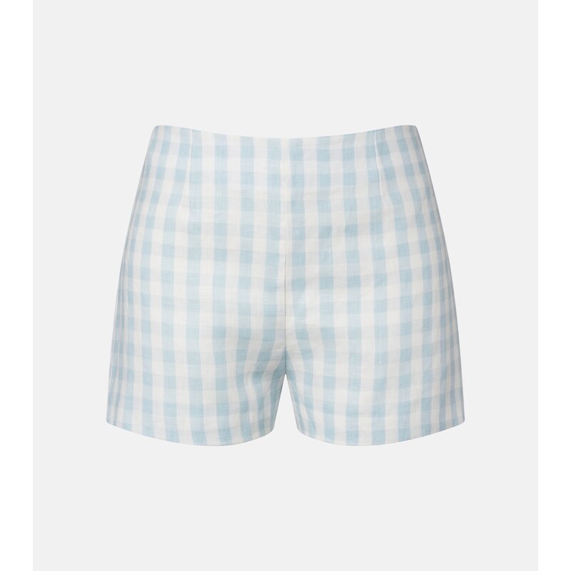 Faithfull Lila gingham linen shorts
