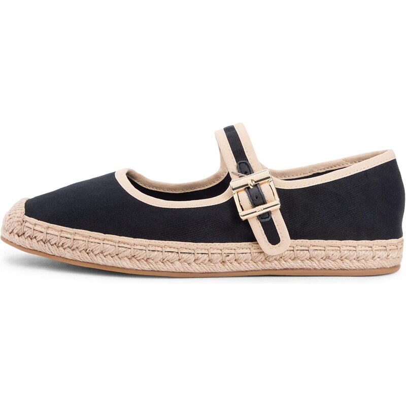 TOMMY HILFIGER Espadrilky béžová / černá