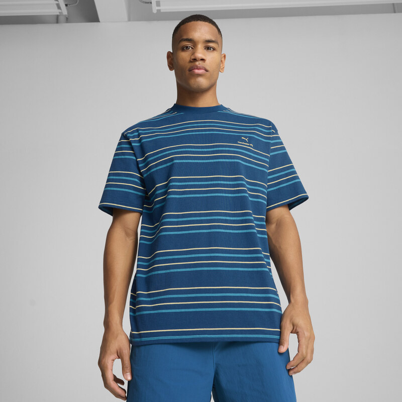 PUMA Manchester City MMQ Striped Tee Men