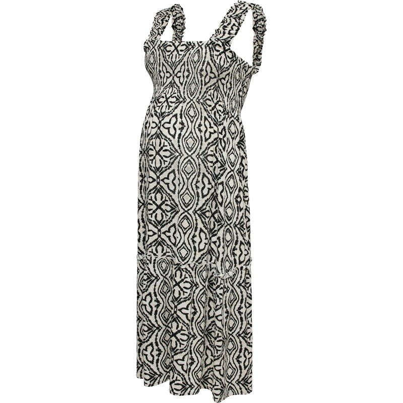 Vero Moda Maternity Šaty VMMMenny černá / bílá 114817485
