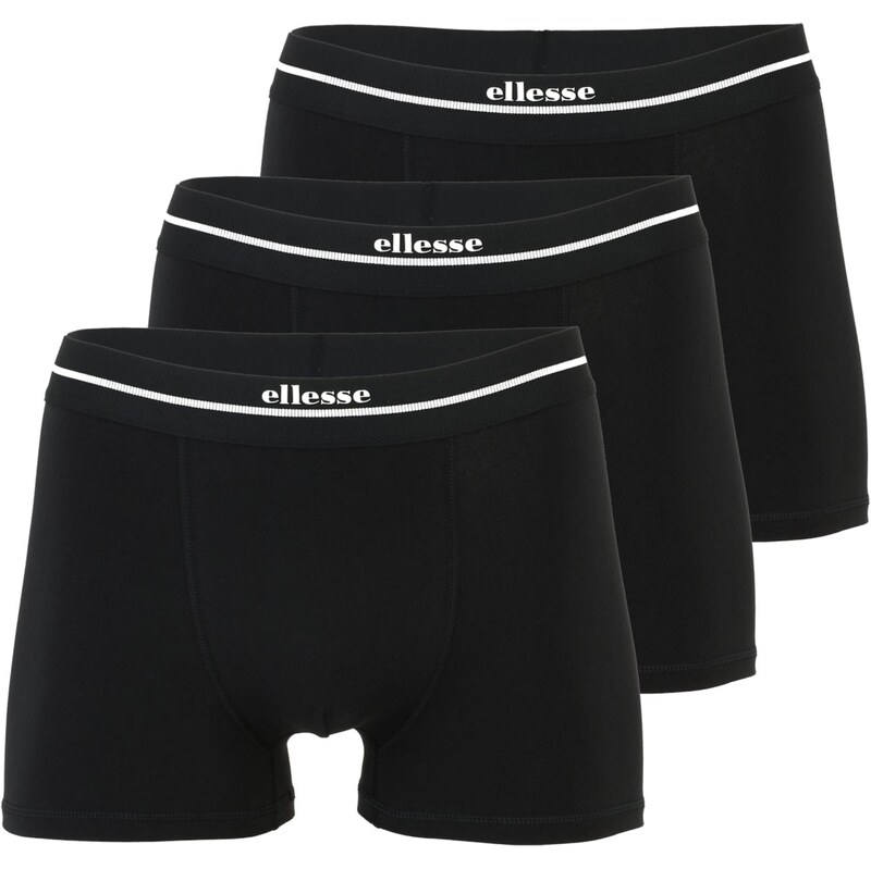 ELLESSE Boxerky Ambria černá / bílá