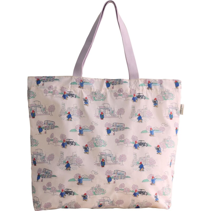 Cath Kidston Nákupní taška Paddington Around The World šeříková