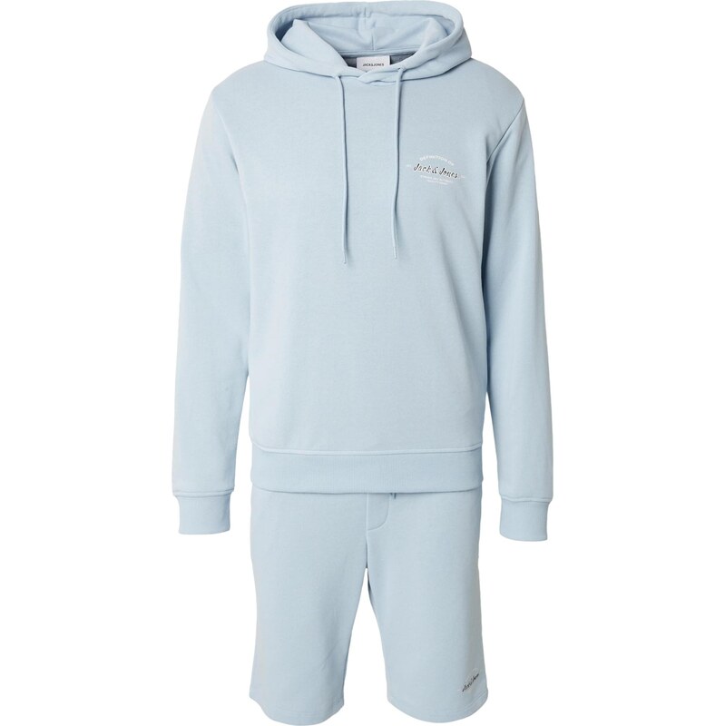 JACK & JONES Joggingová souprava JJBRANDON světlemodrá / černá /