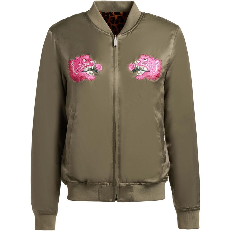 khujo Přechodná bunda Ruby koňaková / olivová / pink / černá 114905387
