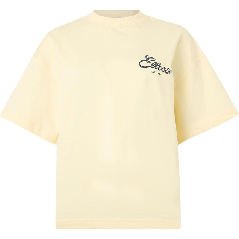 ELLESSE Tričko Deliziosi světle žlutá / tmavě zelená