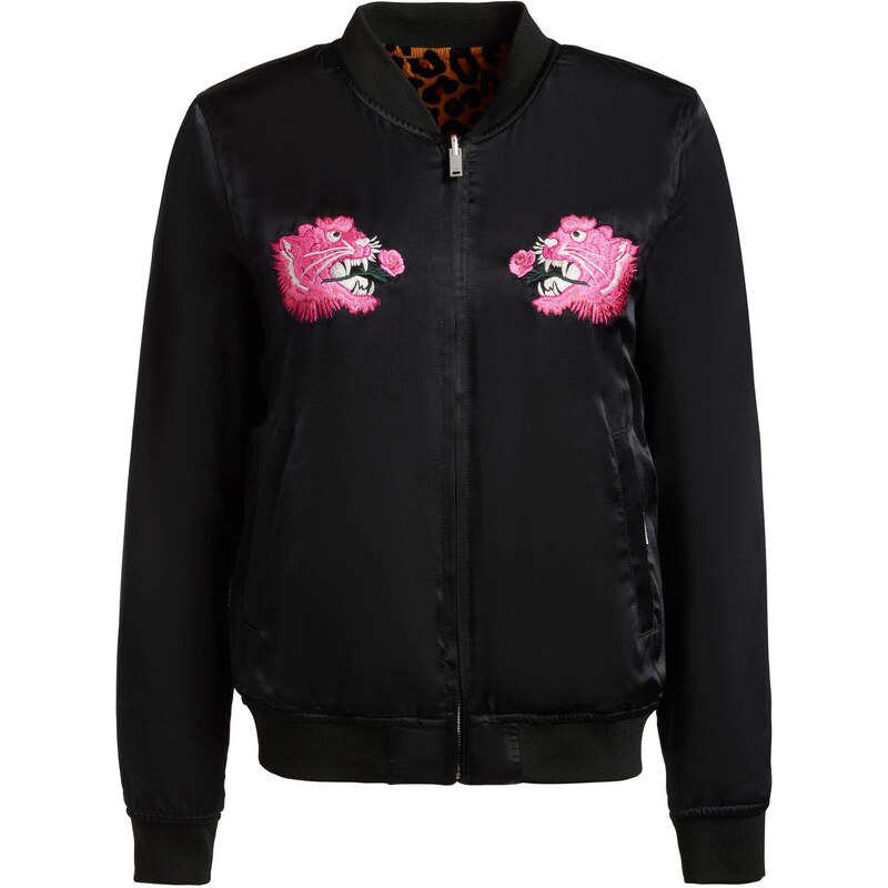 khujo Přechodná bunda Ruby pink / černá / bílá 114905380