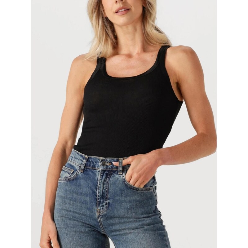 Coster Copenhagen Top  POPPY  černá