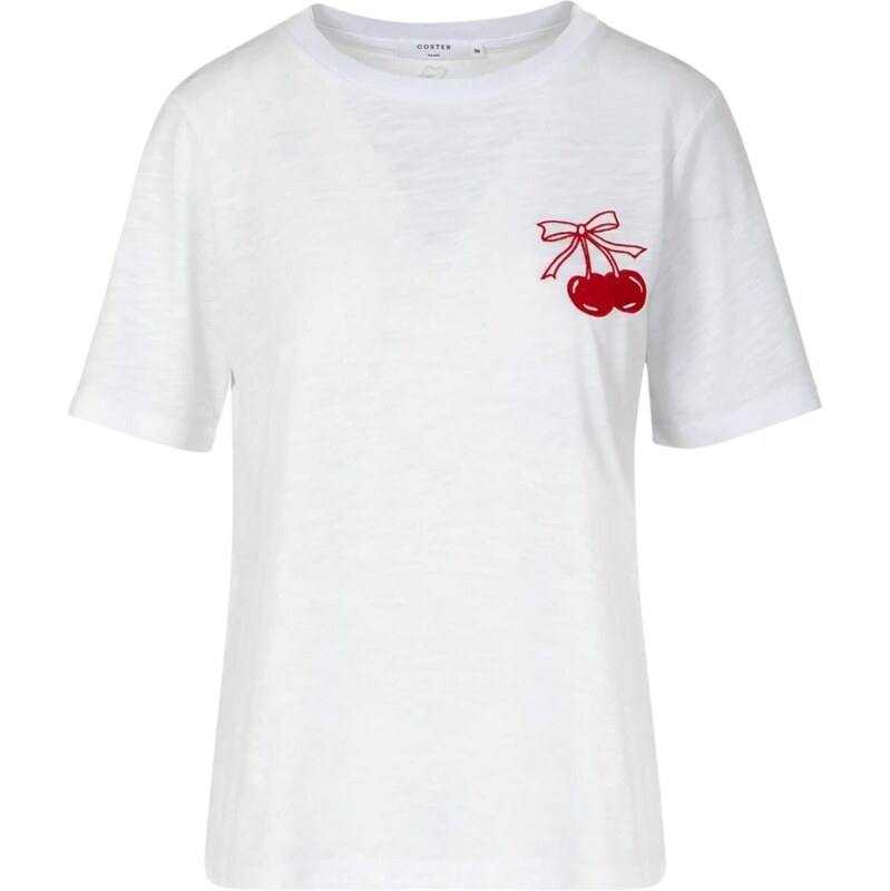 Coster Copenhagen Top  MINI CHERRY  bílá