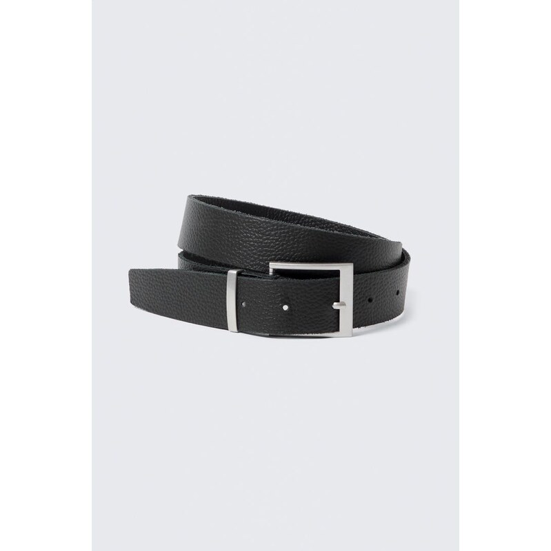 H&M - Kožený pásek - černá 114819026