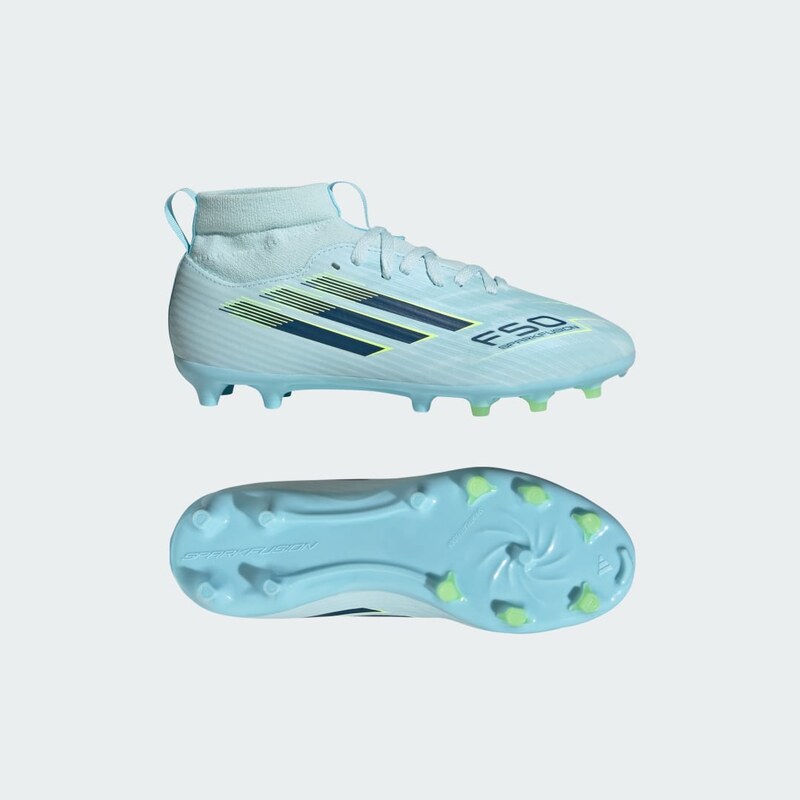 Adidas Středně vysoké dětské kopačky F50 SPARKFUSION LEAGUE na pevný 114819997