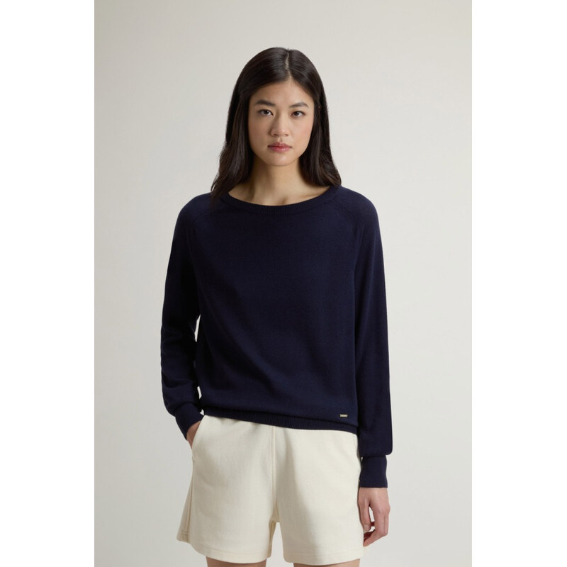 SVETR WOOLRICH COTTON VISCOSE CREWNECK 114542607
