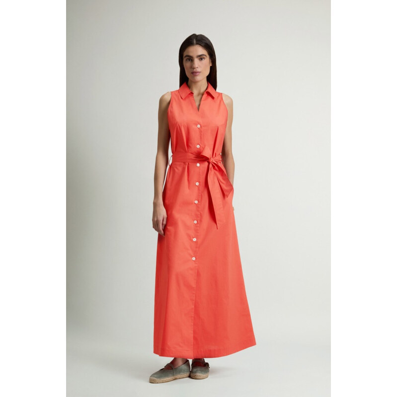 ŠATY WOOLRICH COTTON POPLIN SHIRT DRESS 114820116