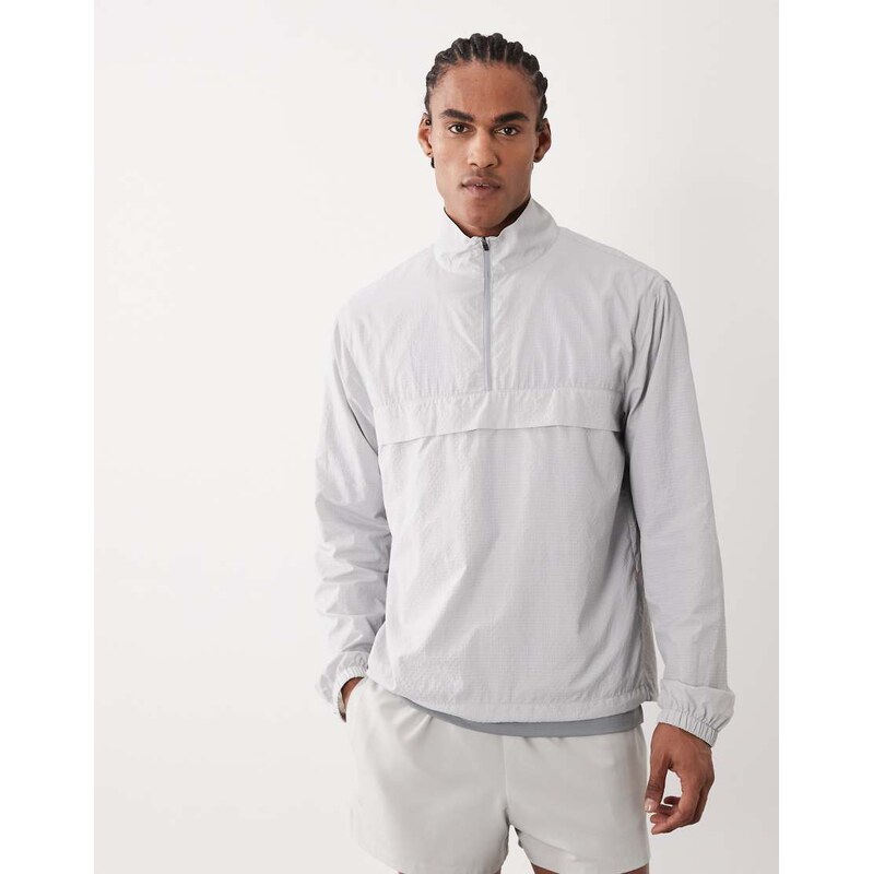 4505 ultra lightweight 1/4 zip running windbreaker with front pocket 114822003