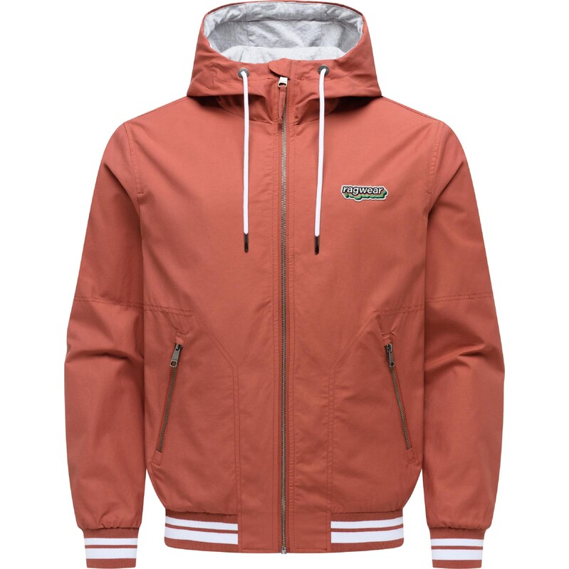 Ragwear Přechodná bunda Stewan oranžově červená