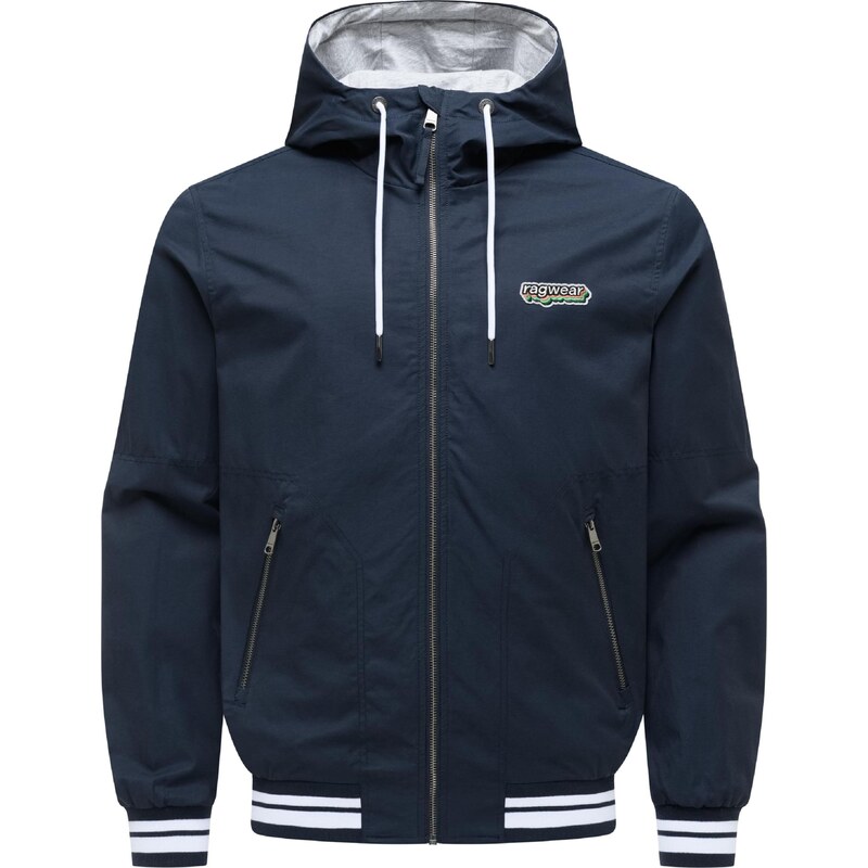 Ragwear Přechodná bunda Stewan námořnická modř / bílá
